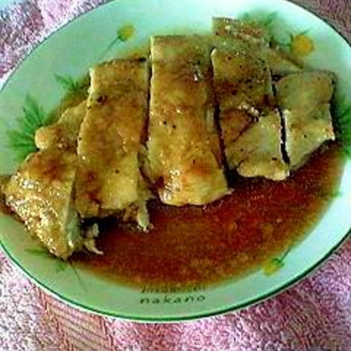 1:1:1で、鶏胸肉のさっぱり焼き
